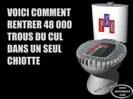 psg aux chiottes !